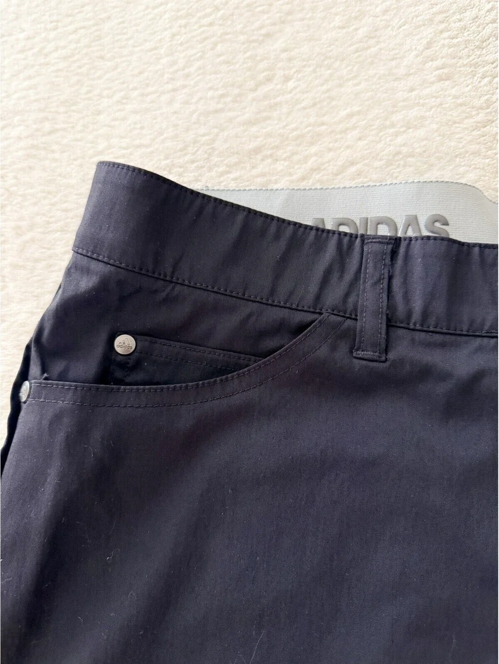 Adidas Golf Shorts Men’s Size 34 Black Stretch Lightweight Performance Casual
